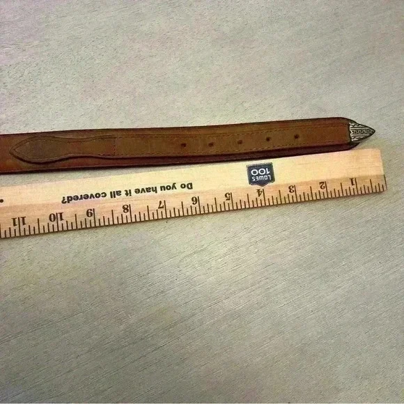 3D Western Leather Belt - Picture 4 of 7